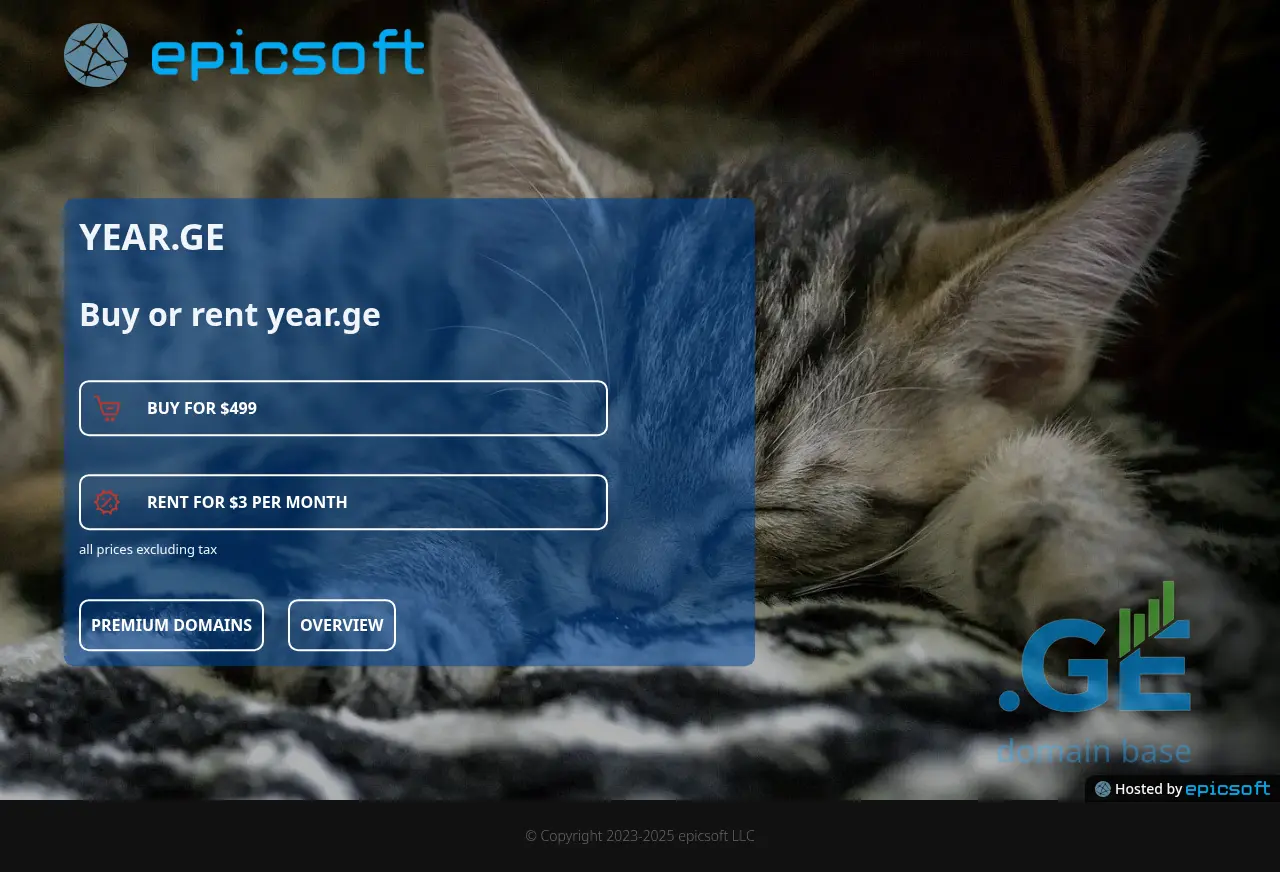 Screenshot of the site year.ge