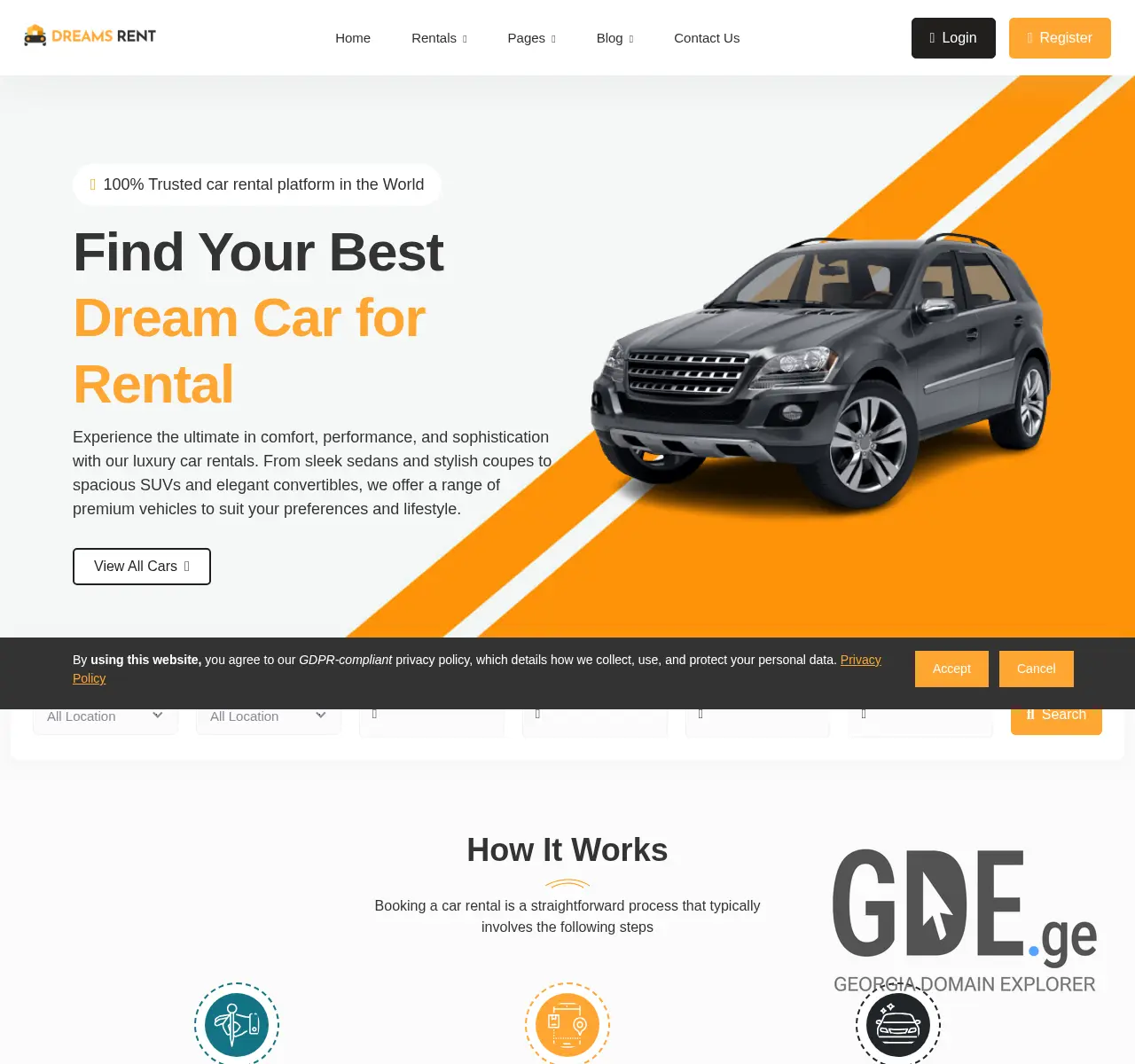 Screenshot of the site yellowblog.ge at 2025-11-26