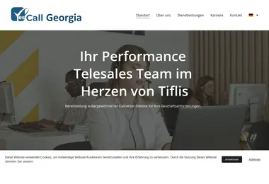 Скриншот yescall.ge