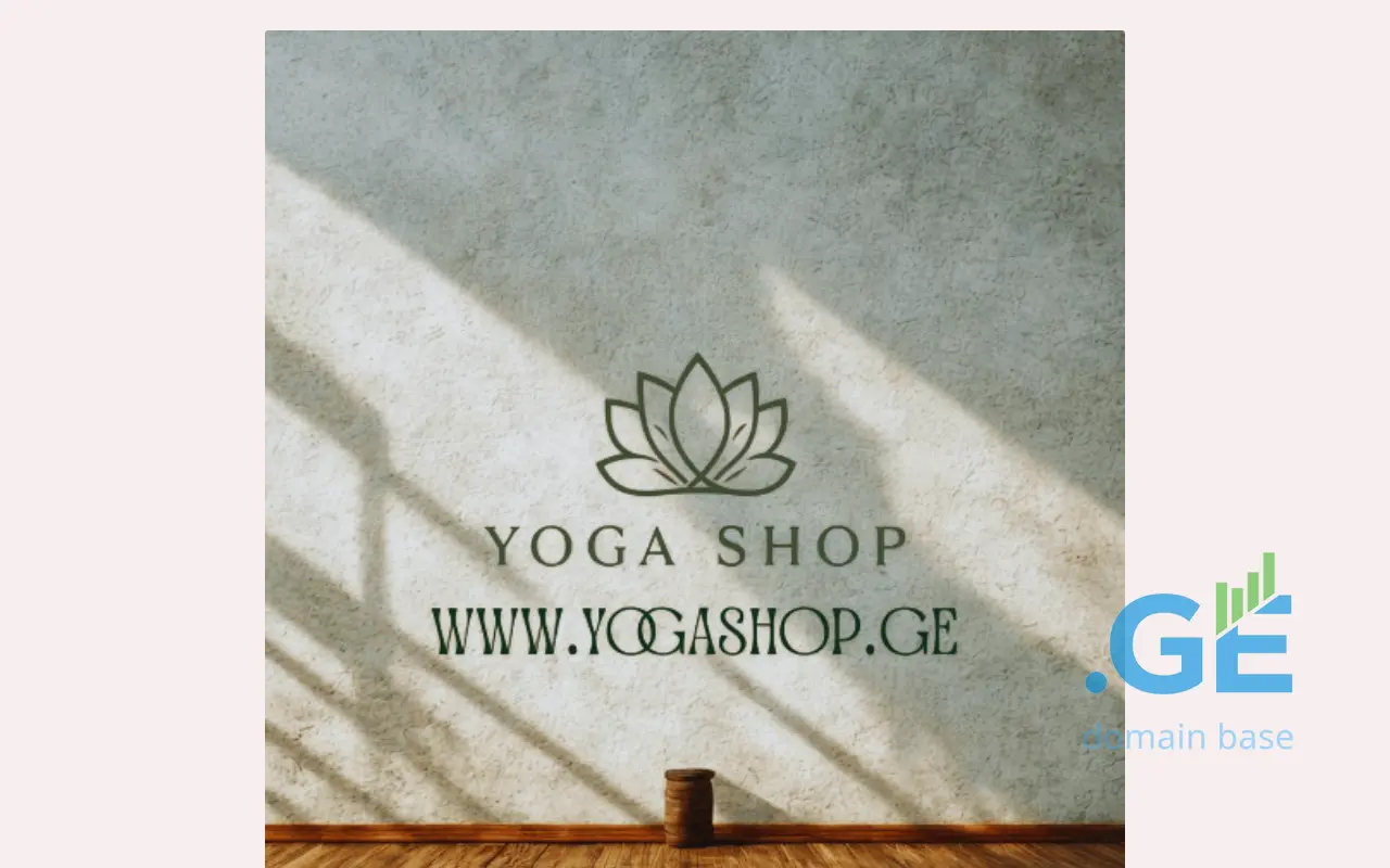 Screenshot of the site yogashop.ge at 2025-10-01