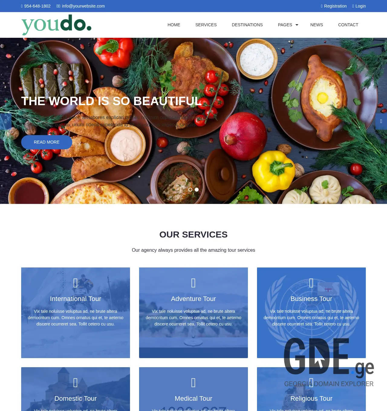 Screenshot of the site youdo.ge at 2025-12-03