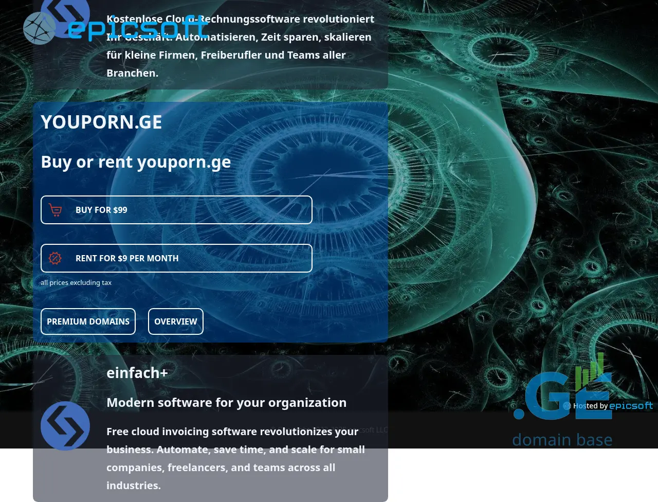 Screenshot of the site youporn.ge