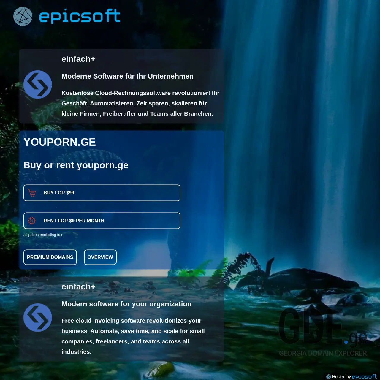 Screenshot of the site youporn.ge at 2025-12-12