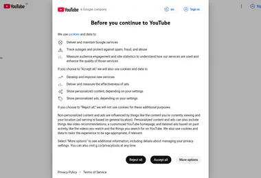 Скриншот youtube.ge