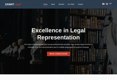 Screenshot of zamat.ge