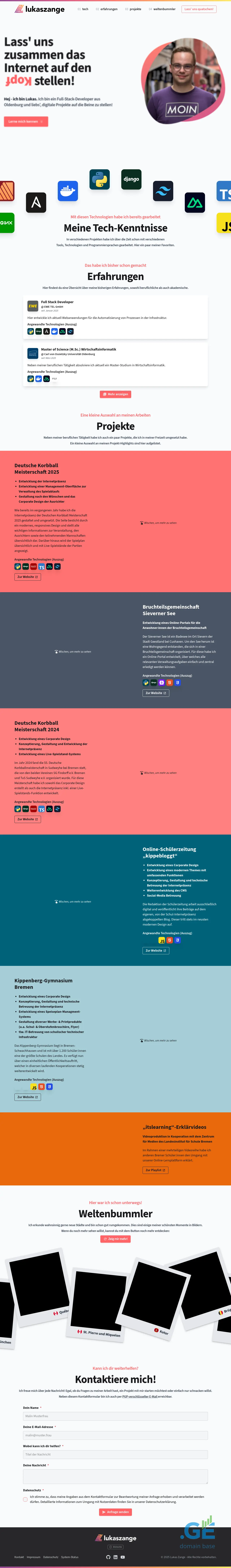 Screenshot of the site zan.ge