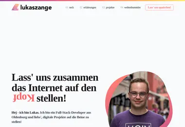 Screenshot of zan.ge