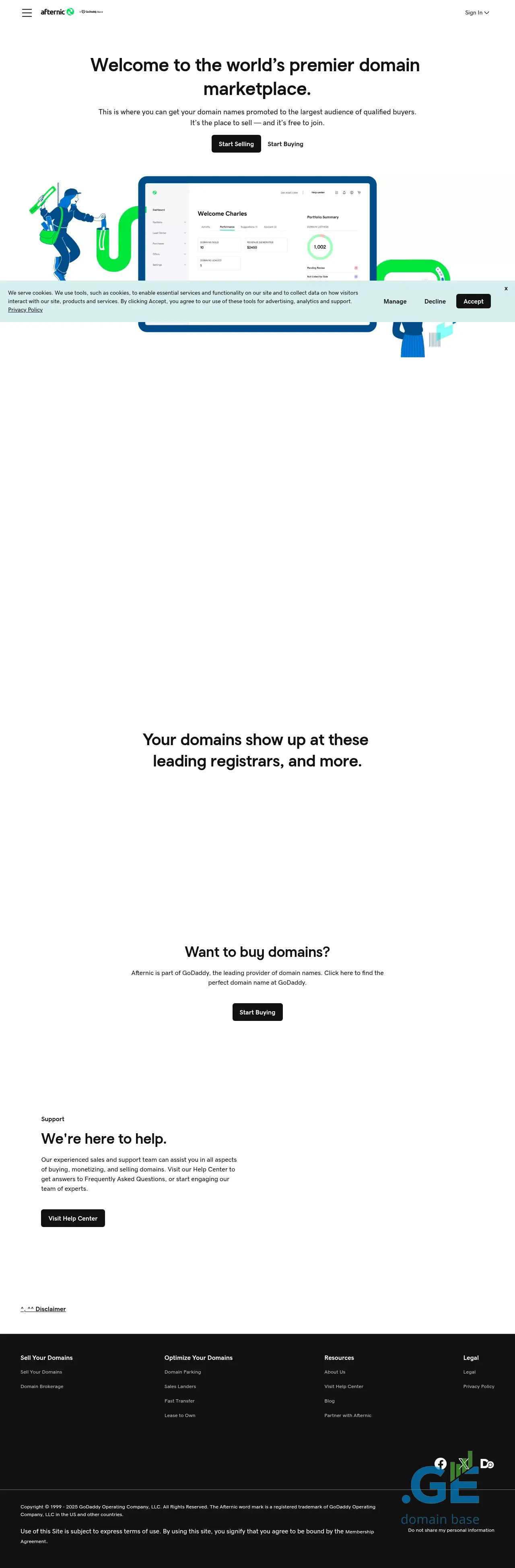 Screenshot of the site zar.ge