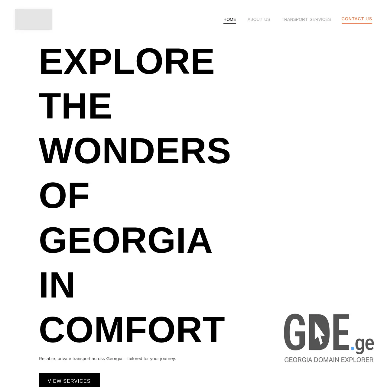 Screenshot of the site zenamictransport.ge at 2025-12-15