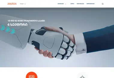 Скриншот zeptos.ge