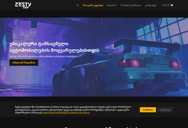 Screenshot of zesty.ge