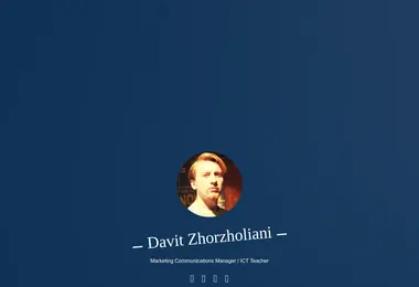 zhorzholiani.ge-ის ეკრანის სურათი