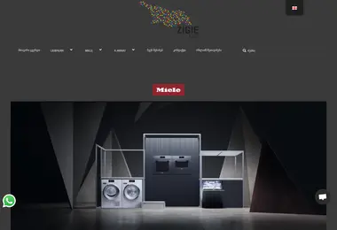 Screenshot of zigie.ge