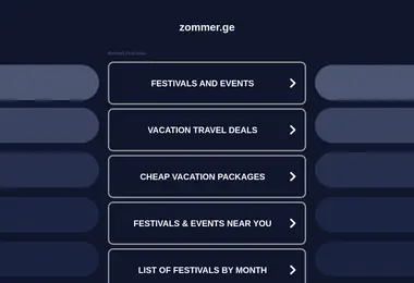 Screenshot of zommer.ge