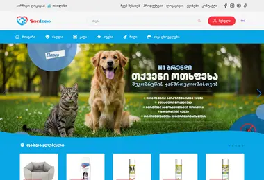 Screenshot of zoocity.ge