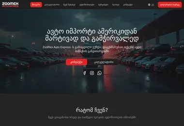 Скриншот zoomex.ge
